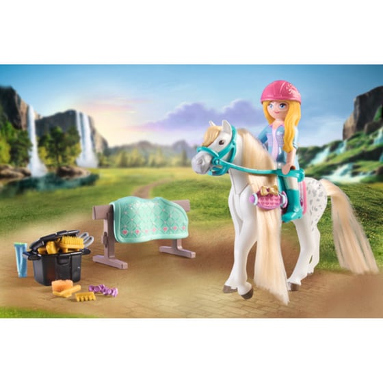 PLAYMOBIL® Horses of Waterfall Κομμωτήριο αλόγων με την Isabella και τον Lioness (71354) image 3