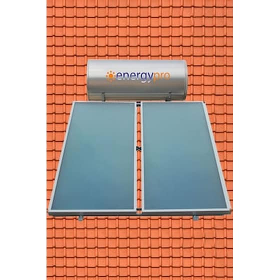 Ηλιακός Θερμοσίφωνας 200lt/4.0m² Glass/ral Επιλεκτικός Τιτανίου Κεραμοσκεπής image 0