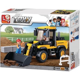 Sluban Τουβλάκια Town: Wheel Loader Για 6+ Ετών 212τμχ (m38-b0538)