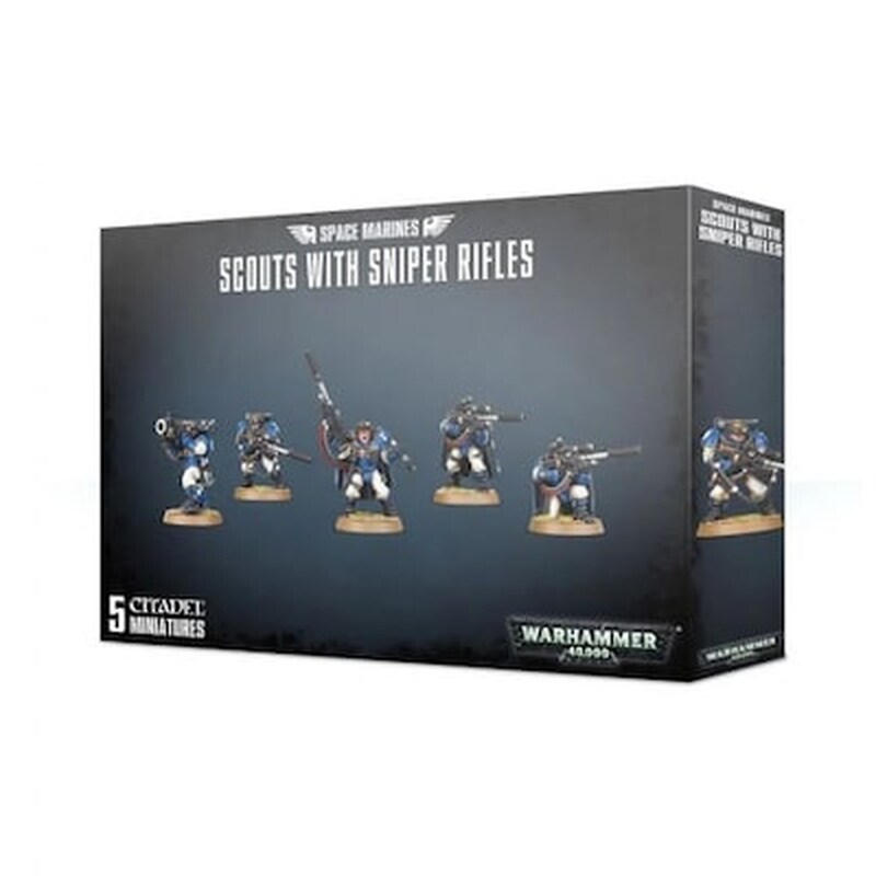 Warhammer 40000: Space Marines – Scouts With Sniper Rifles