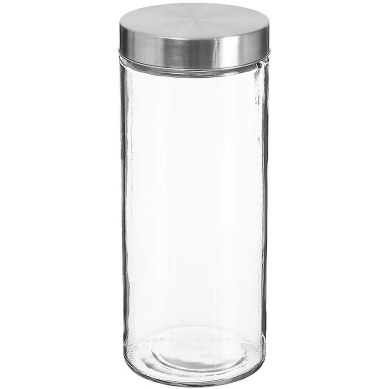 Βάζο Κουζίνας Spitishop F-v Nixo 135299 Γυάλινο 2000ml Φ11x27.6cm - Διάφανο