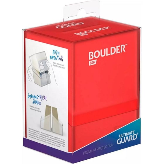 Ultimate Guard Boulder Deck Case 80+ Standard Size Ruby image 3