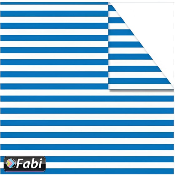 Κλασικό Χαρτόνι Fabi 50x70 cm Μπλε Ριγέ image 0