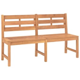 Παγκάκι Κήπου VidaXL  από Μασίφ Ξύλο Teak 150x59x90 cm - Καφέ