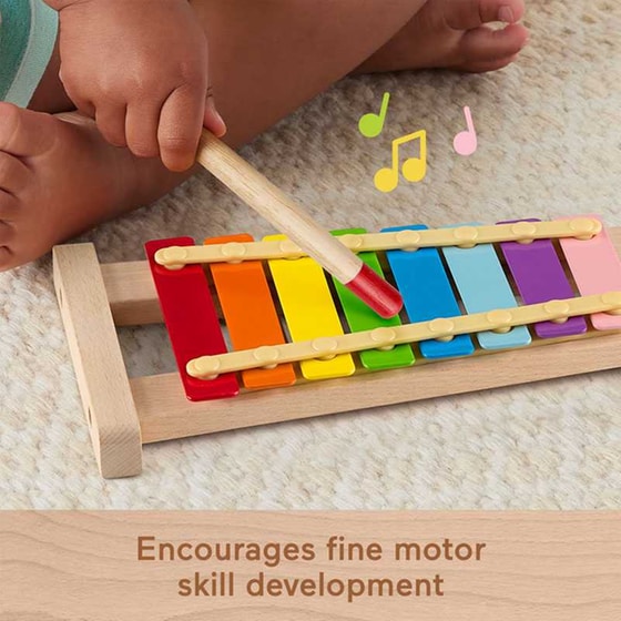 Fisher Price Wooden Xylophone Ξύλινο Ξυλόφωνο image 3