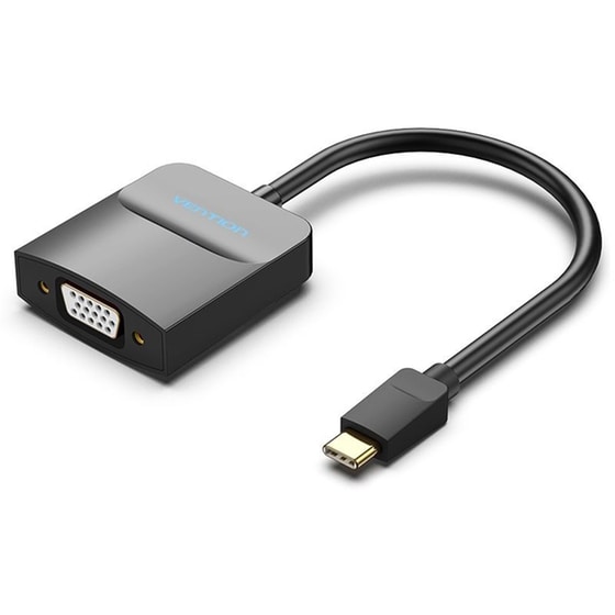Vention TDDBB Μετατροπέας USB-C male σε VGA female - Μαύρο image 0