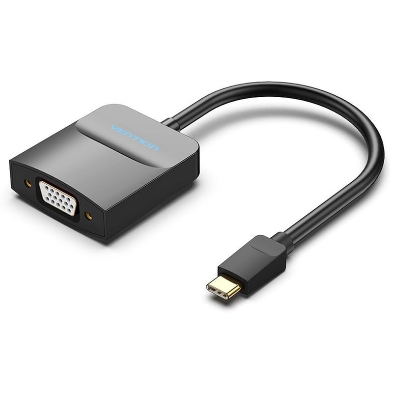 Vention TDDBB Μετατροπέας USB-C male σε VGA female - Μαύρο