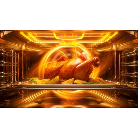 MIDEA MBO7NP30E4-BK 72 Lt Μαύρο Εντοιχιζόμενος Φούρνος Άνω Πάγκου image 4