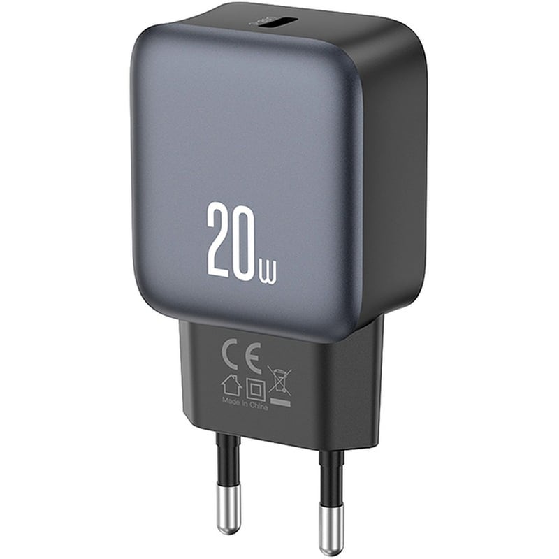 Φορτιστής Πρίζας XO L153 χωρίς Καλώδιο USB-C 20W Quick Charge 3.0 - Μαύρο