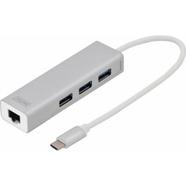 Digitus DA-70255 USB Hub 4-Port USB 3.0 συμβατό με USB-C