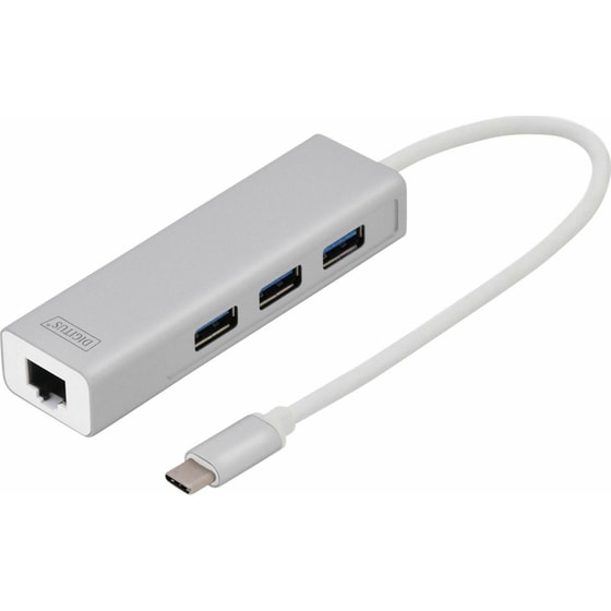 Digitus DA-70255 USB Hub 4-Port USB 3.0 συμβατό με USB-C image 0