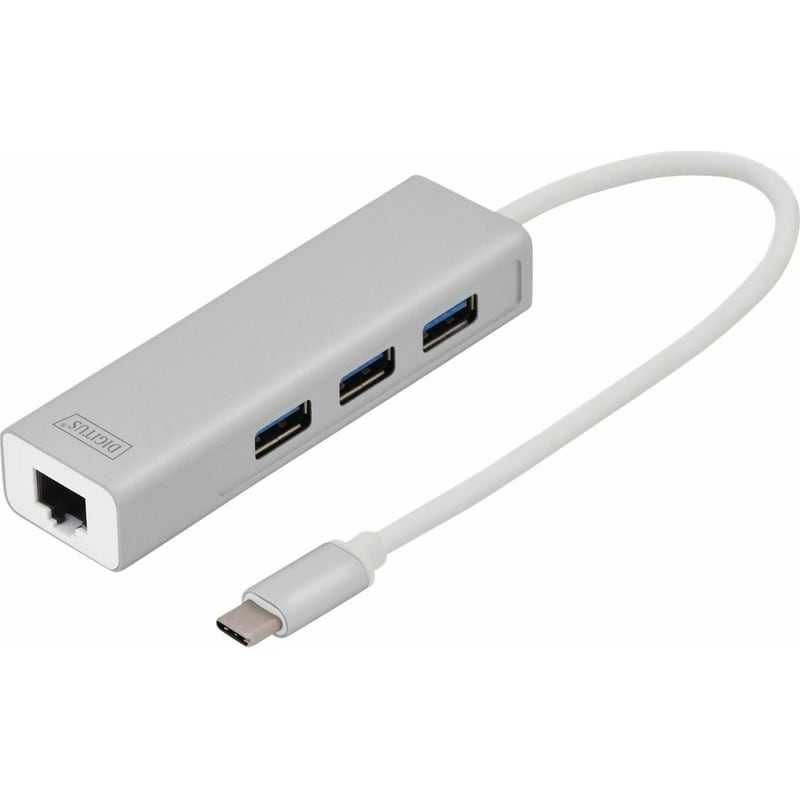 Digitus DA-70255 USB Hub 4-Port USB 3.0 συμβατό με USB-C