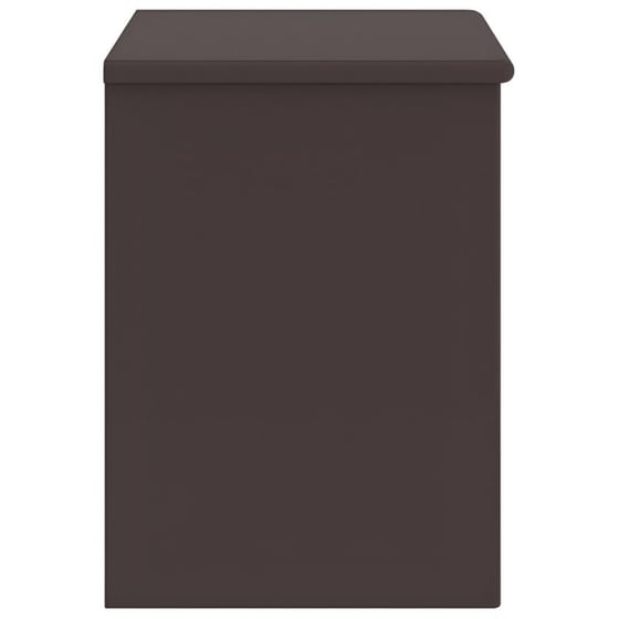 Κομοδίνο Vidaxl Από Μασίφ Ξύλο Πεύκου 35x30x40 cm - Καφέ Σκούρο image 2