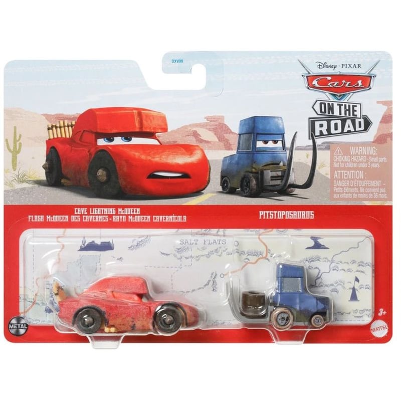 MATTEL Cars 3 Αυτοκινητάκια Σετ Των 2 - Hlh63 Cave Lightning Mcqueen And Pitstoposaurus