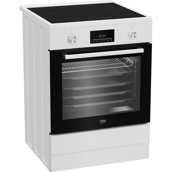 BEKO FBMA6930GW 72 Lt Λευκό Ηλεκτρική Κουζίνα Επαγωγική image 1
