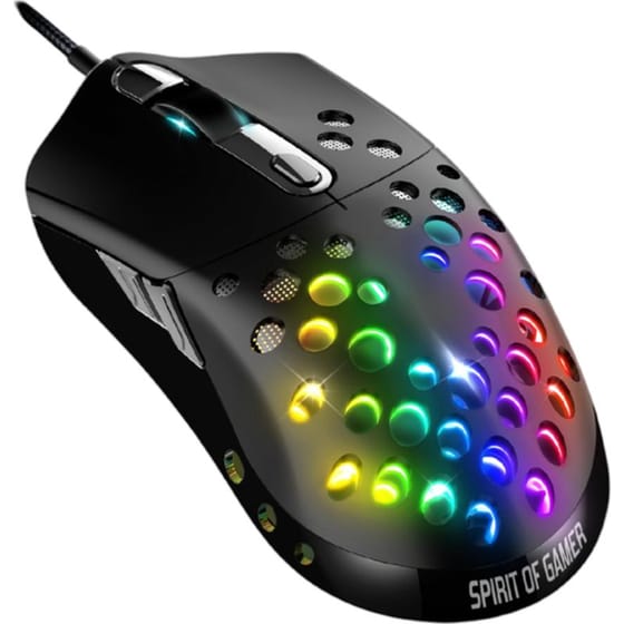 Gaming Ενσύρματο Ποντίκι Spirit Of Gamer Elite-M80 4200 DPI RGB - Μαύρο image 1