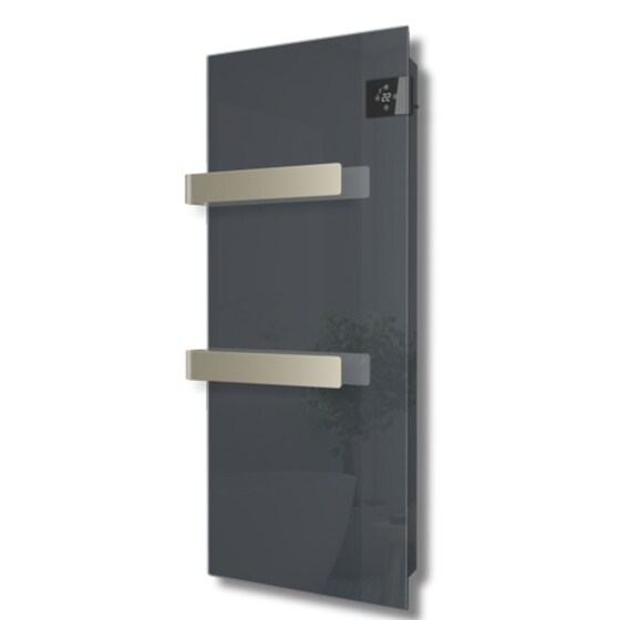 RADIALIGHT SILK Πετσετοκρεμάστρα Μπάνιου 750W Γκρι image 2