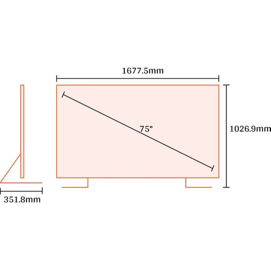 Samsung QLED 75" 4K Smart Τηλεόραση 75Q70D image 1