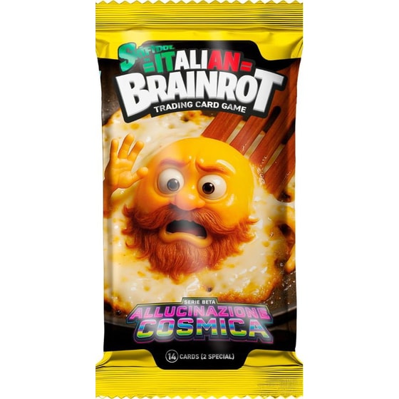 Italian Brainrot Skifidol Σειρά Beta "Allucinazione Cosmica" - 1 Φακελάκι (14 Κάρτες) image 2