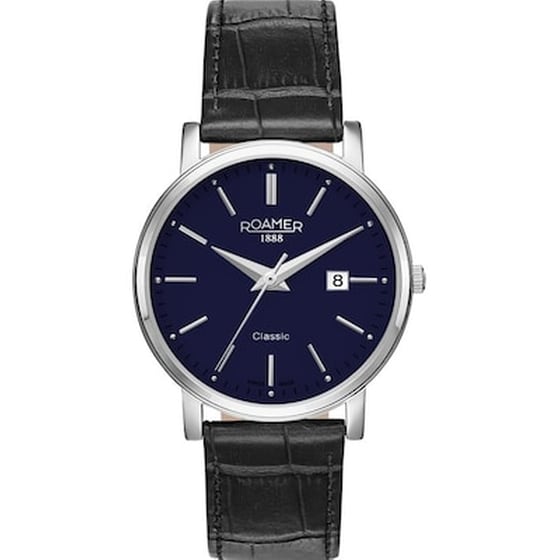 Roamer Classic Line Black Leather Strap image 0