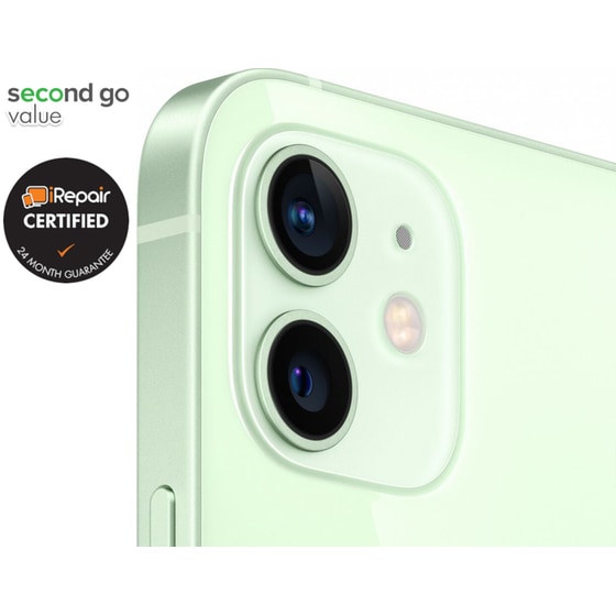 Μεταχειρισμένο Apple iPhone 12 Mini 64GB Green second go value Certified by iRepair image 3