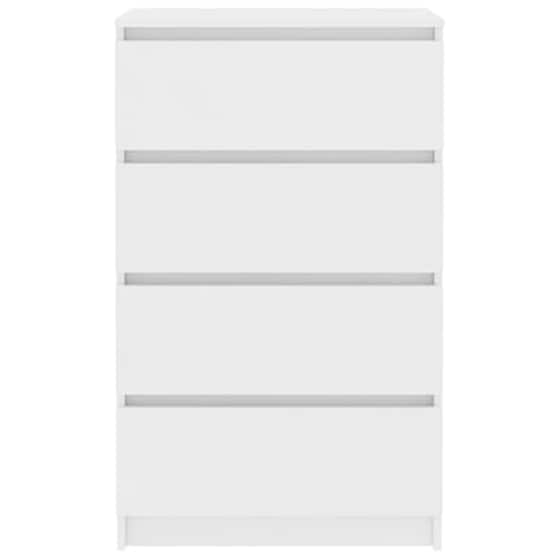 Συρταριέρα Vidaxl Από Μοριοσανίδα  60x35x98.5cm -  Λευκή image 4