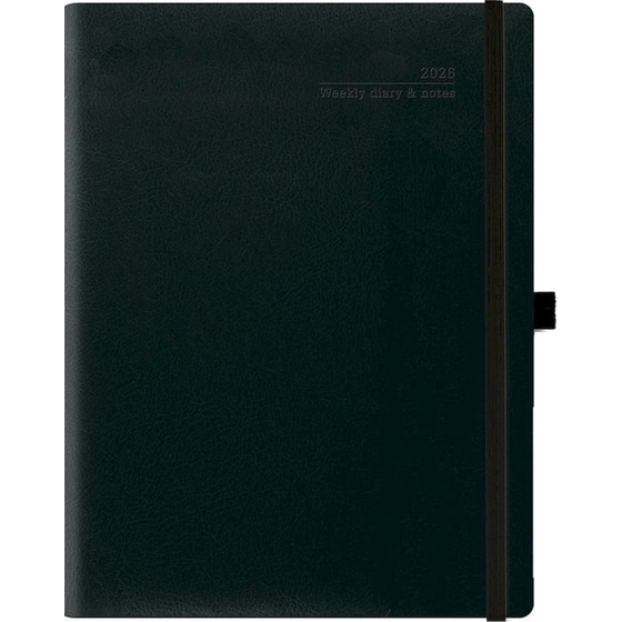 Ημερολόγιο Εβδομαδιαίο 2026 Θεοφύλακτος 12M Sherwood Μαύρο image 0