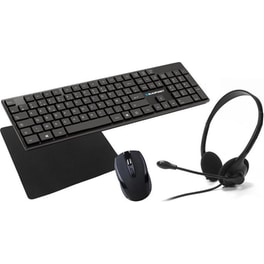 Blaupunkt BLP1921-133 Ασύρματο Σετ Πληκτρολόγιο (US) + Ποντίκι + Ακουστικά Κεφαλής + Mouse pad