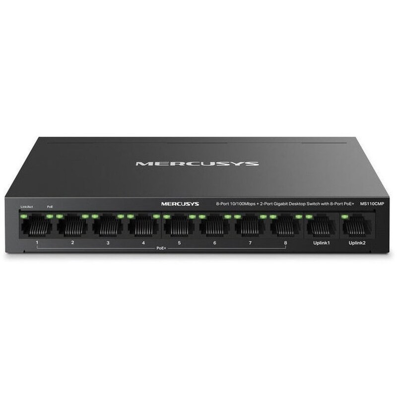 Mercusys MS110CMP Network Switch Unmanaged L2 Fast Ethernet (100 Mbps)