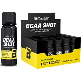 BioTechUSA BCAA Shot Λάιμ - 20 Τμχ 20x60ml