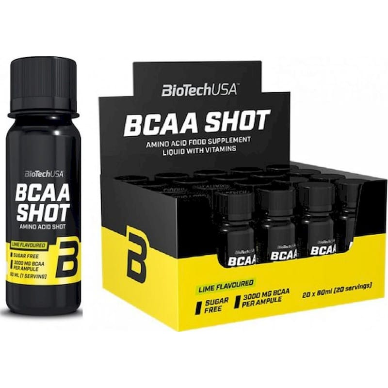 BIOTECH USA BioTechUSA BCAA Shot Λάιμ - 20 Τμχ 20x60ml