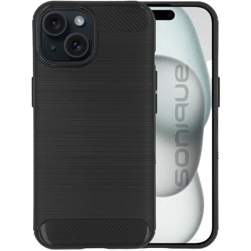 Θήκη Apple iPhone 15 - Sonique Carbon Brushed - Μαύρο SONIQUE