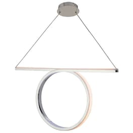 Φωτιστικό Οροφής Μονόφωτο Led Aca Zero Hm98ledp64ch από Αλουμίνιο - Ασημί