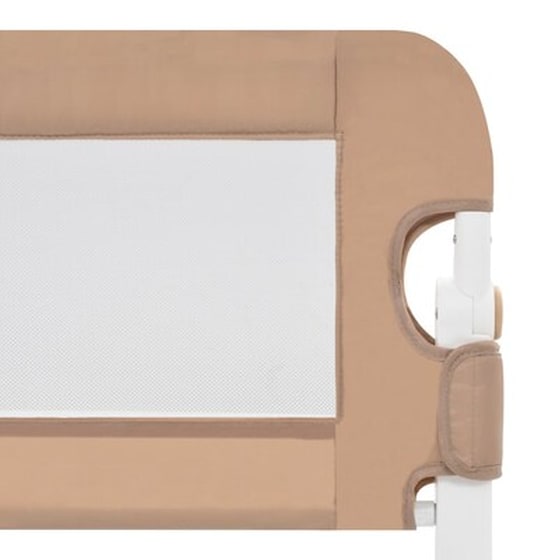 Vidaxl Μπάρα Κρεβατιού Προστατευτική Χρώμα Taupe 150x42 Εκ Πολυεστέρας image 5