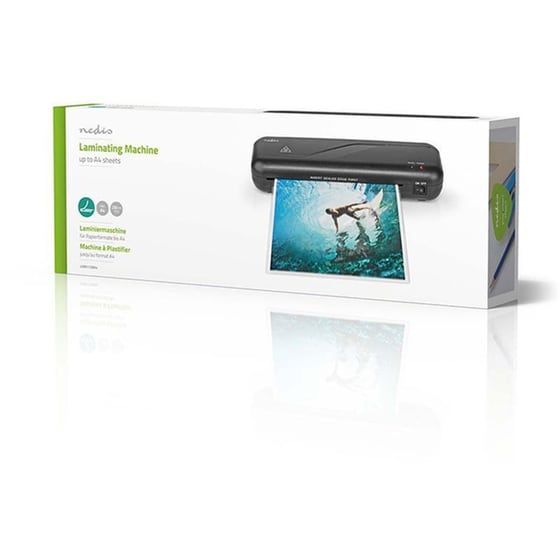 Πλαστικοποιητής Nedis LAMI112BK4 Επιτραπέζιος για A4 image 4