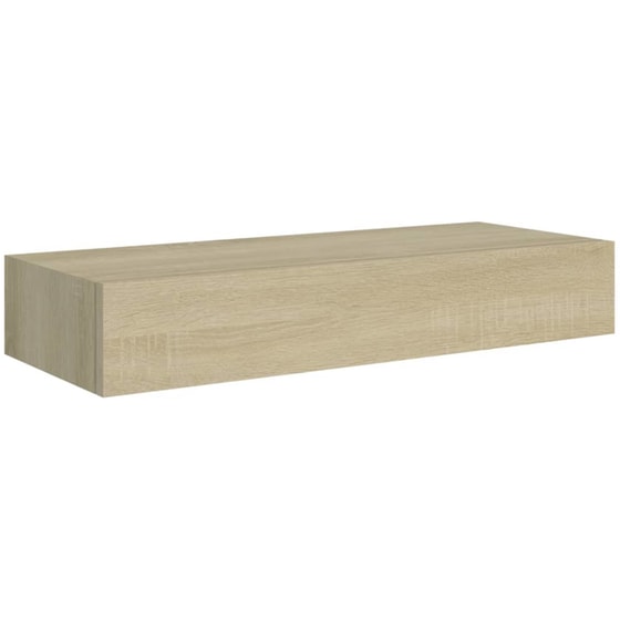 Ράφι Τοίχου VidaXL από MDF 60x23.5 cm - Δρυς/ Μπεζ image 0