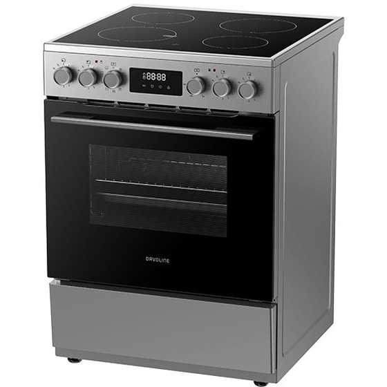 DAVOLINE CMFXS 1100 IX 70 Lt Inox Ηλεκτρική Κουζίνα Κεραμική image 2