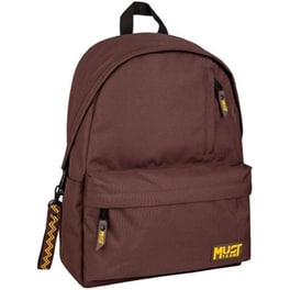 Τσάντα Πλάτης Must Team Monochrome Classic  Καφέ με Κίτρινο