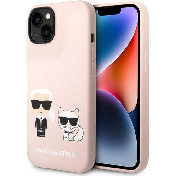 Karl Lagerfeld Silicone Case Karl Choupette Θήκη Προστασίας Από Σιλικόνη – Iphone 14 Plus (light Pink – Klhcp14msskci) image 4