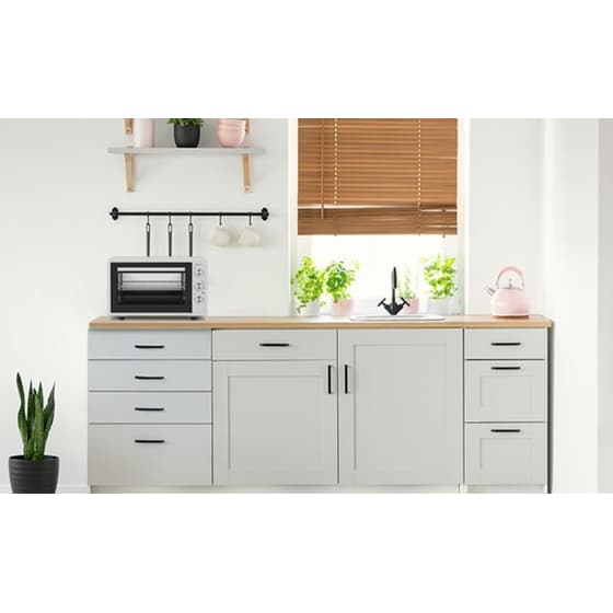 DAVOLINE URBAN CHEF 3700 W 37 Lt Λευκό Ηλεκτρικό Φουρνάκι image 1