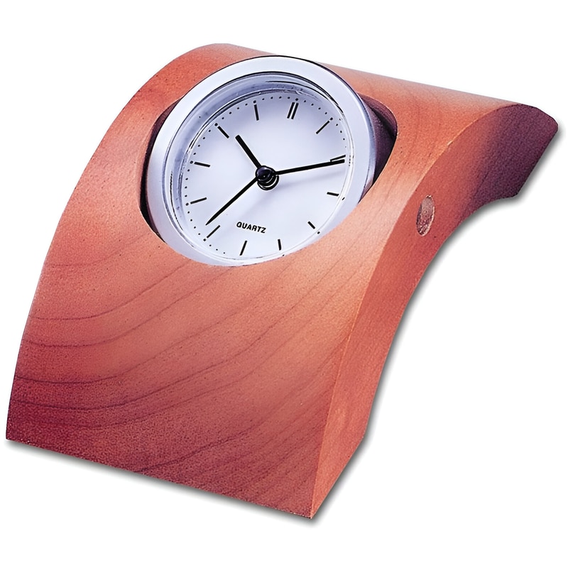 Αναλογικό Επιτραπέζιο Ρολόι Next Bestar 6×7.4×7.4 cm – Καφέ
