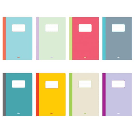 Τετράδιο Καρφίτσα Next Colors 17x25εκ. 40 Φύλλων image 0