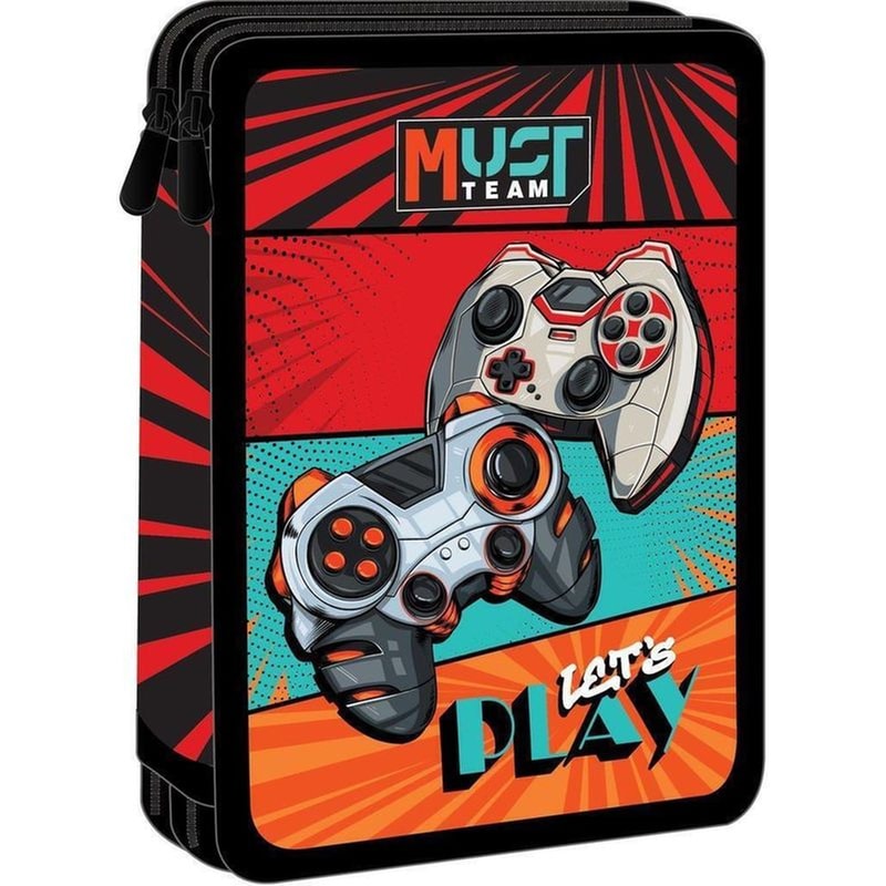 Κασετίνα Παραλληλόγραμμη Γεμάτη Must Team Lets Play