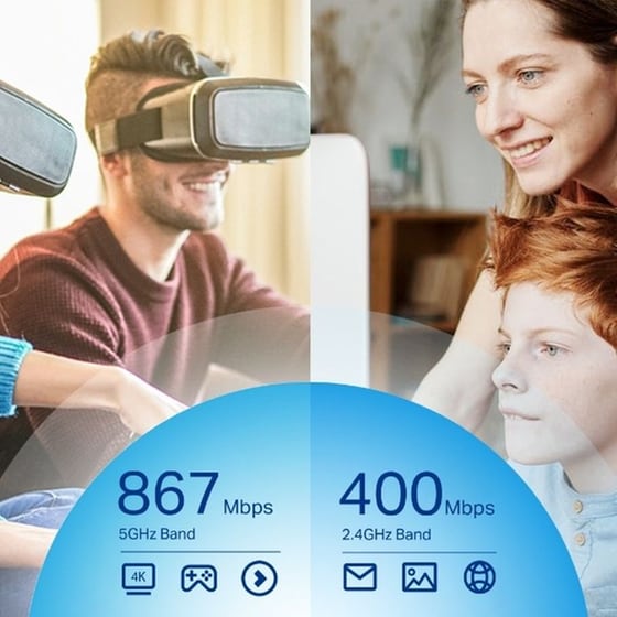 TP-LINK Archer T4U Plus AC1300 v1 Αντάπτορας Δικτύου Ασύρματη Σύνδεση 1300Mbps image 3
