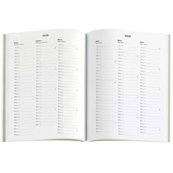 Ημερολόγιο Ημερήσιο Miquelrius 2026 Back 2 Basics Sewn Magenta image 3