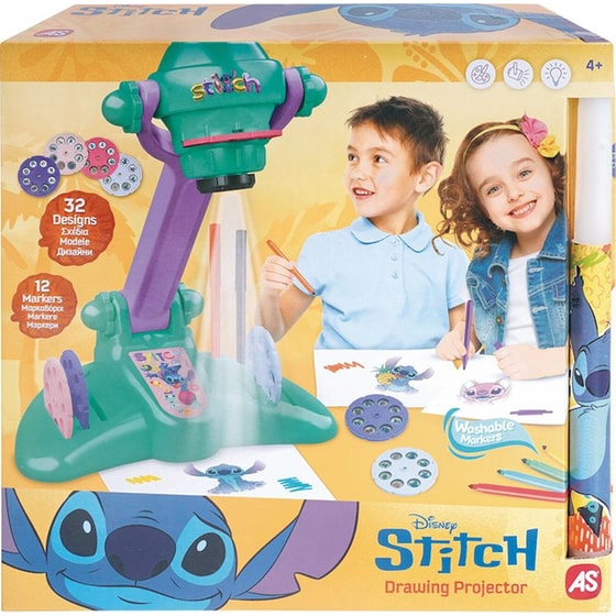 Παιχνιδολαμπάδα Προτζέκτορας Ζωγραφικής Stitch image 0
