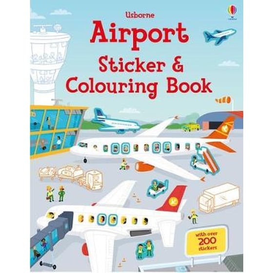 Airport Sticker and Colouring Book image 0