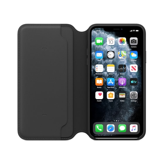 Θήκη Apple iPhone 11 Pro Max - Apple Leather Folio - Black image 0