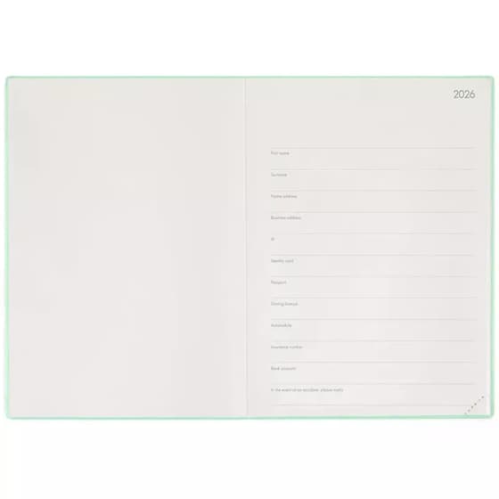 Ημερολόγιo Ημερήσιο Legami 2026 12Μ Maxi Pastel Mint image 1