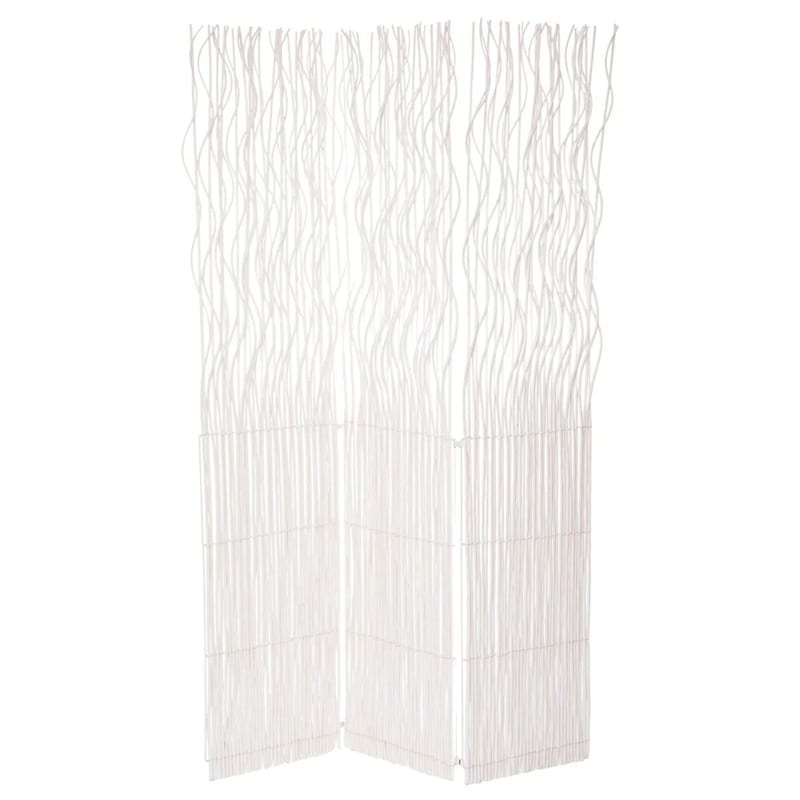 Διακοσμητικό Παραβάν Spitishop A-s Claustra 185673a Ξύλινο 120.5x4.5x180cm - Λευκό